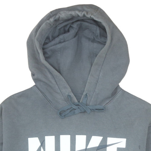 Nike Men's Grey Pullover Hoodie M Sportswear Fleece Sweatshirt