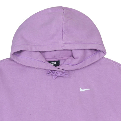 Nike Women's Purple Pullover Hoodie Size L Cotton Blend