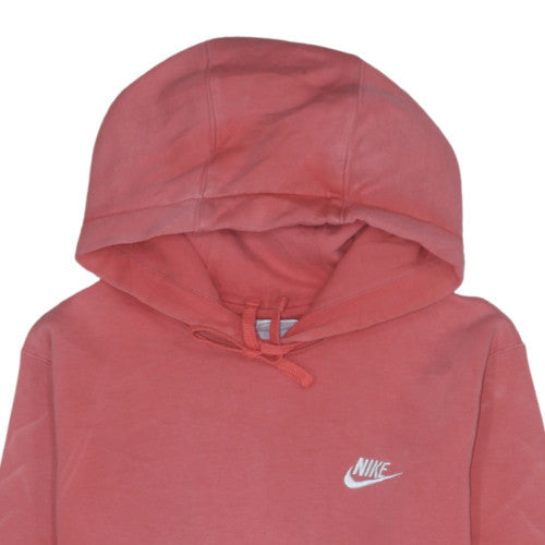 Nike Womens Pink Pullover Hoodie XS Hooded Sweatshirt