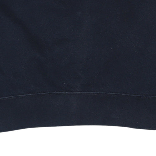 Nike Womens Black XS Cropped Crew Neck Pullover Sweatshirt