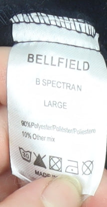 Bellfield Men's Navy Polyester Button Jacket Large