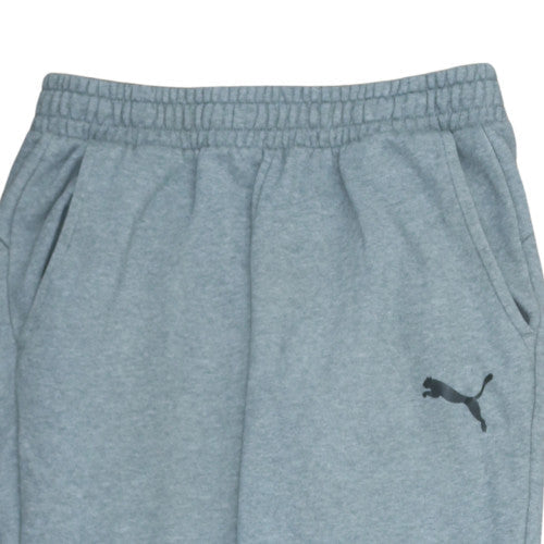 Puma Men's Grey Jogger Sweatpants L Regular Fit Tapered Activewear