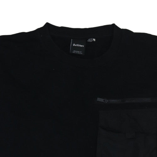 Urban Outfitters Men's Black XL Relaxed Fit Pullover Sweatshirt