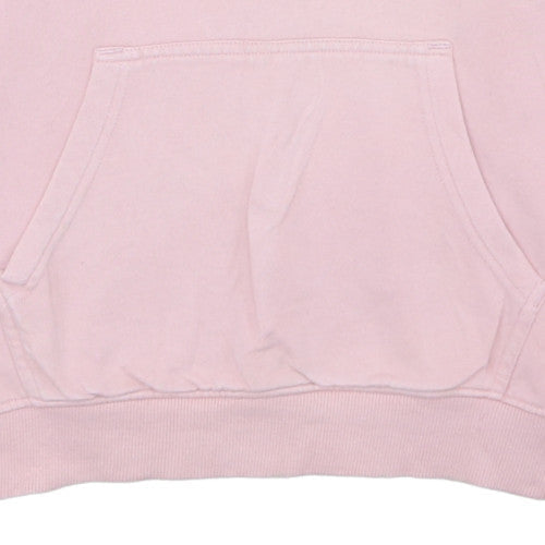 Animal Womens Pink Hoodie UK 6 Pullover Cotton Sweatshirt