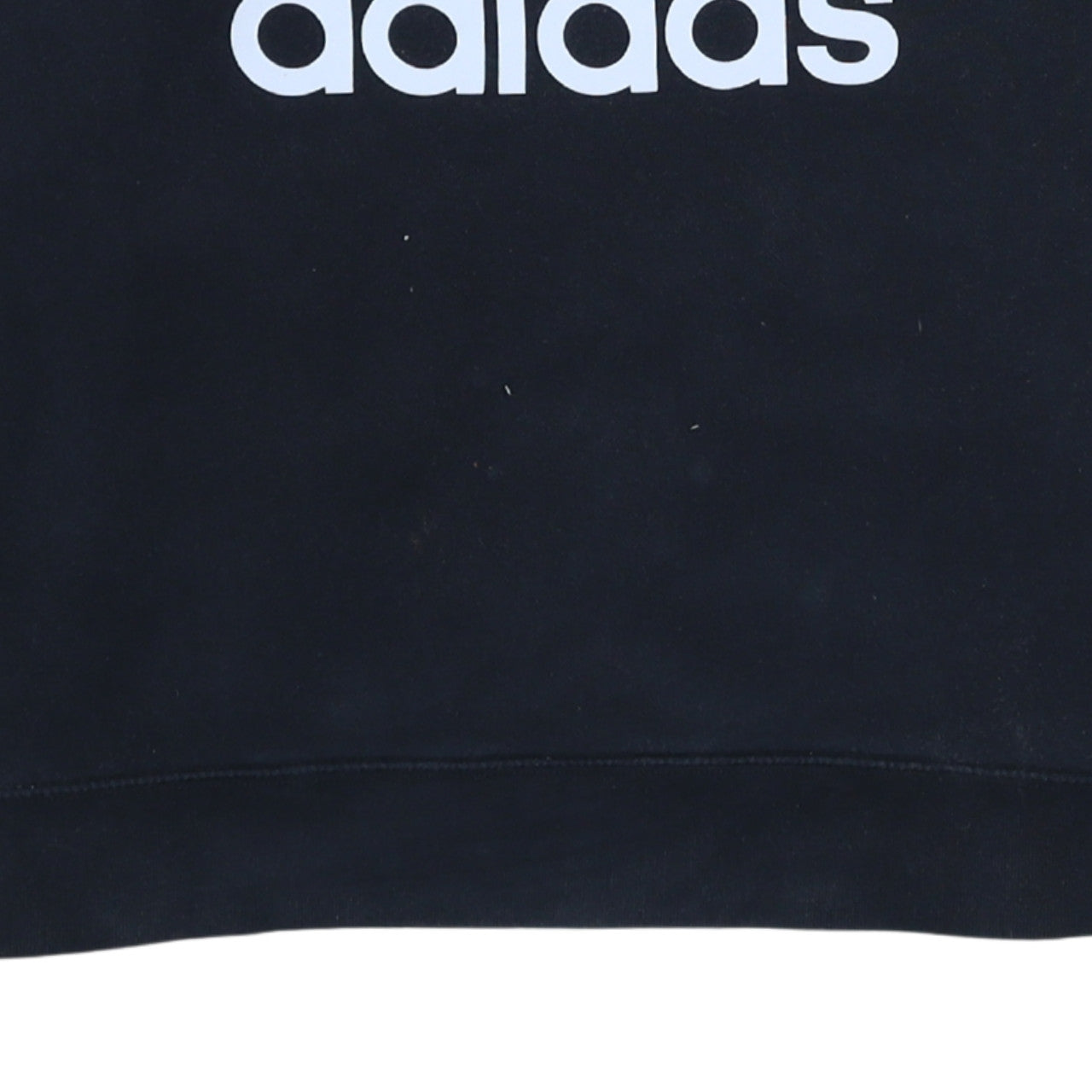 Adidas Womens Black Crew Neck Long Sleeve Logo Pullover Sweatshirt UK 16
