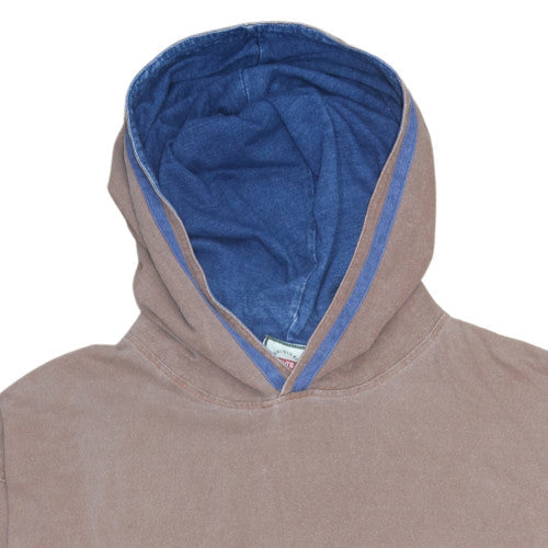 Levi's Men's Brown Pullover Hoodie XL Vintage Logo Cotton Sweatshirt