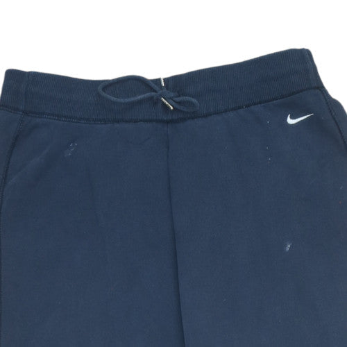 Nike Men's Blue Cotton Sweatpants M Regular Fit Drawstring Activewear