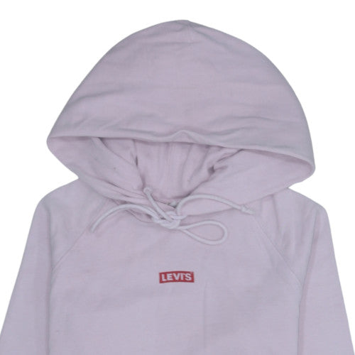 Levi's Women’s Pink Pullover Hoodie Small Cotton Blend Casual
