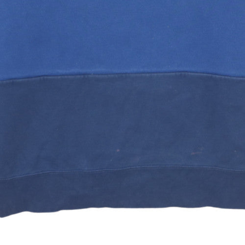 Nike Air Men's Blue Colour Block Sweatshirt Size L Regular Fit
