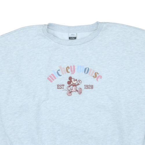 Disney Classics at George Women's Grey XL Sweatshirt Mickey Mouse 1928 Print