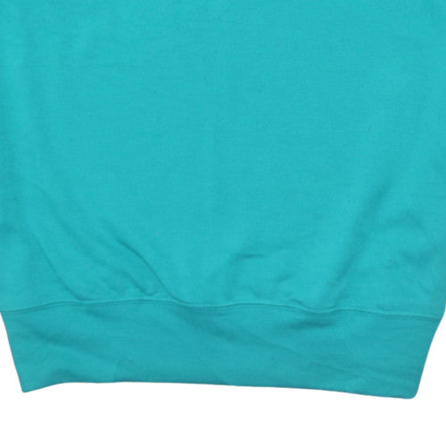 Nike Mens Blue Dri-Fit Pullover Sweatshirt M Sports Graphic