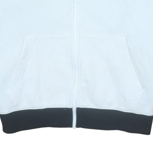 Nike Men's Black Grey White XL Track Jacket Full Zip Colourblock