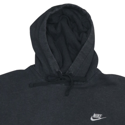 Nike Women Black Pullover Hoodie Size L Cotton Blend Fleece