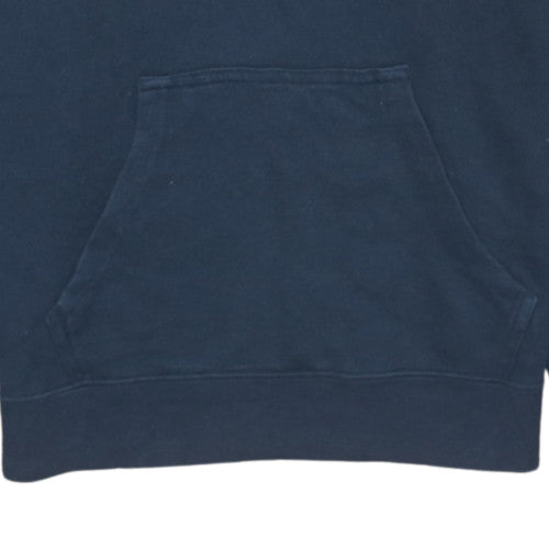 Champion Men's Blue Pullover Hoodie Medium Logo Sweatshirt