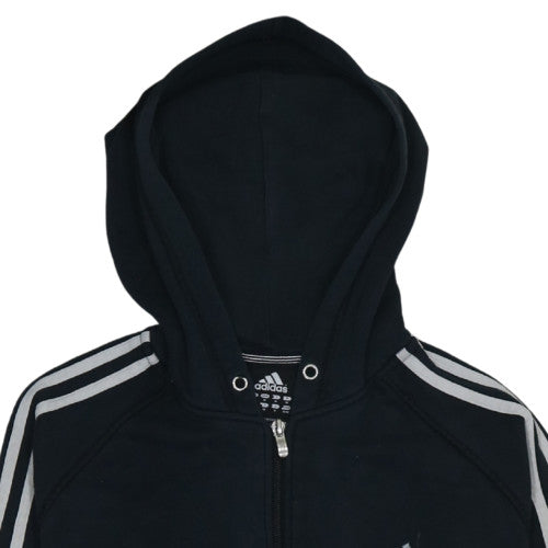 Adidas Men's Black Full Zip Hoodie M Sports Fleece Sweatshirt