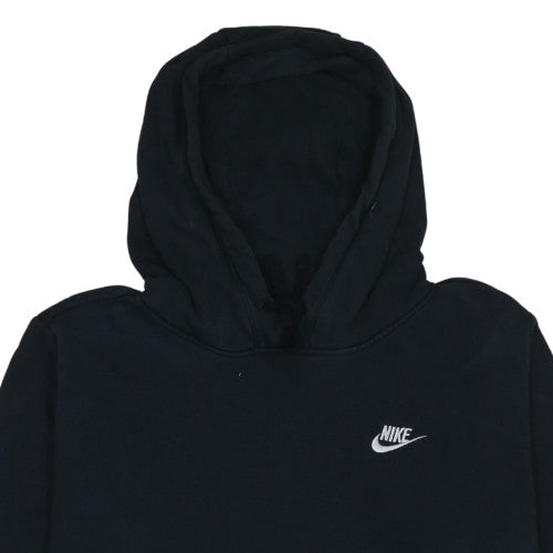 Nike Womens Black XL Pullover Hoodie Sweatshirt Cotton Blend