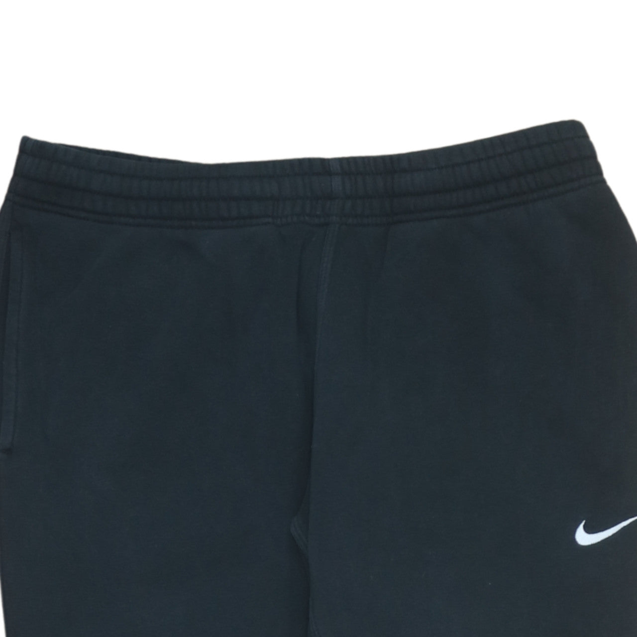 Nike Men's Black Fleece Jogger Trousers L Regular Fit