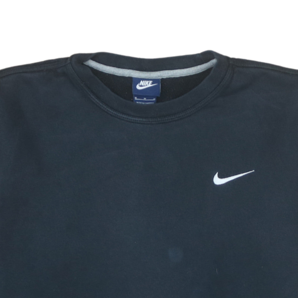Nike Men's Black M Pullover Crew Neck Fleece Sweatshirt