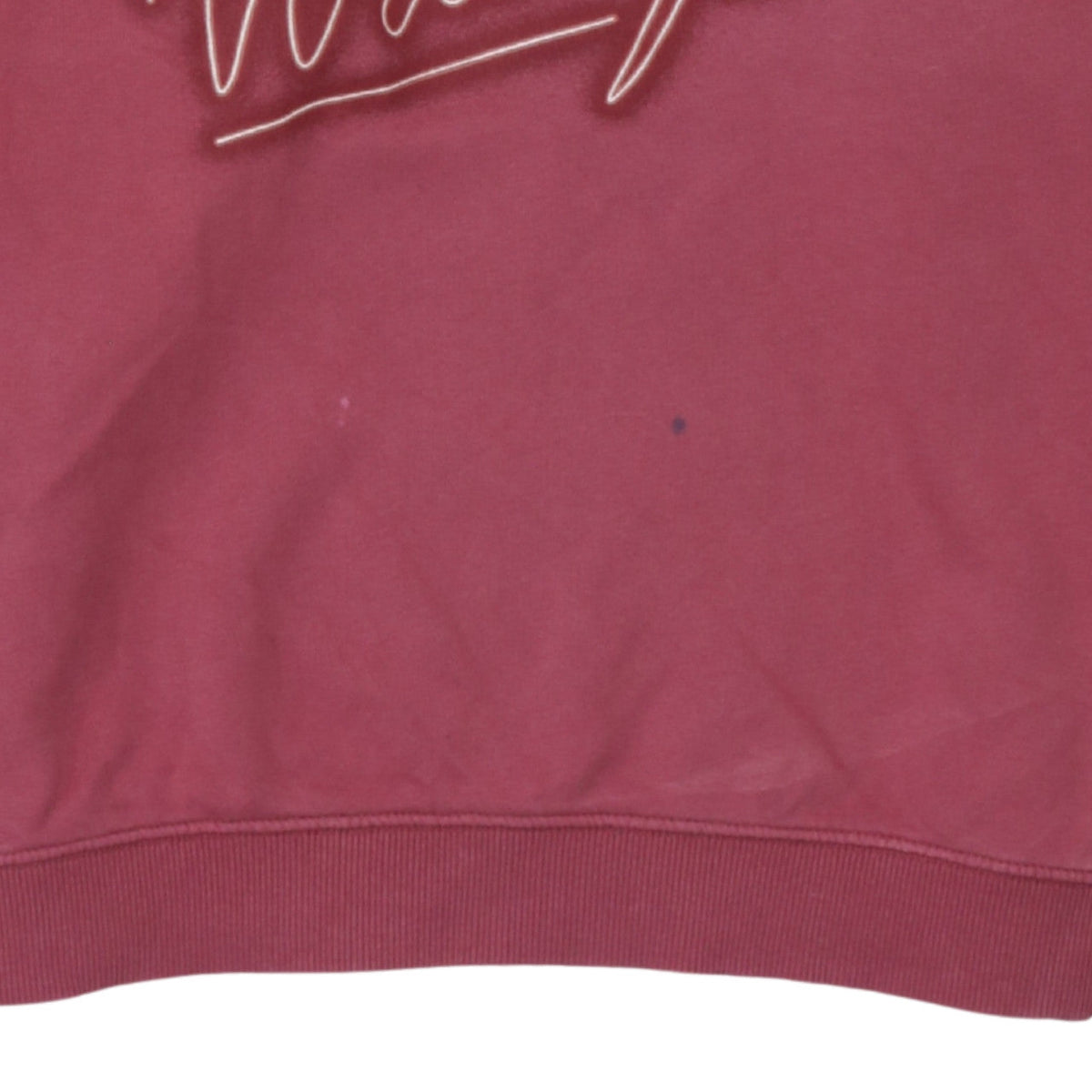 Wrangler Womens Pink Logo Crew Neck Sweatshirt Size M Cotton Casual