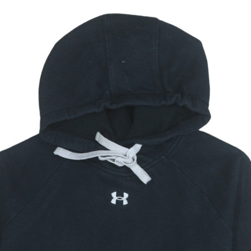 Under Armour Men's Black Pullover Hoodie L Relaxed Fit Fleece