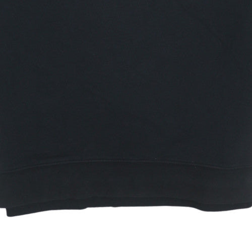 Nike Women Black Crew Neck Pullover Sweatshirt Size L