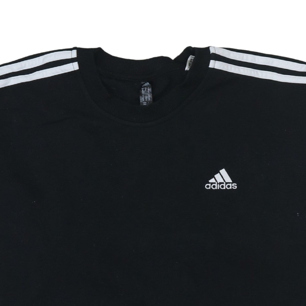 Adidas Women Black M Sweatshirt Crew Neck Long Sleeve Pullover
