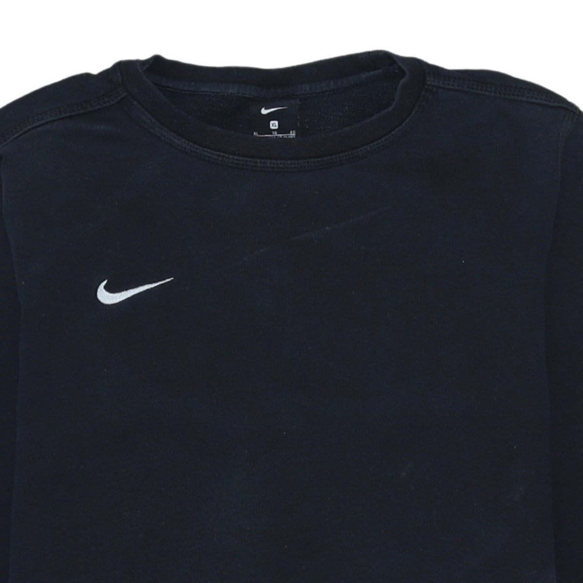 Nike Girls Black XL Fleece Pullover Sweatshirt Long Sleeve Sportswear