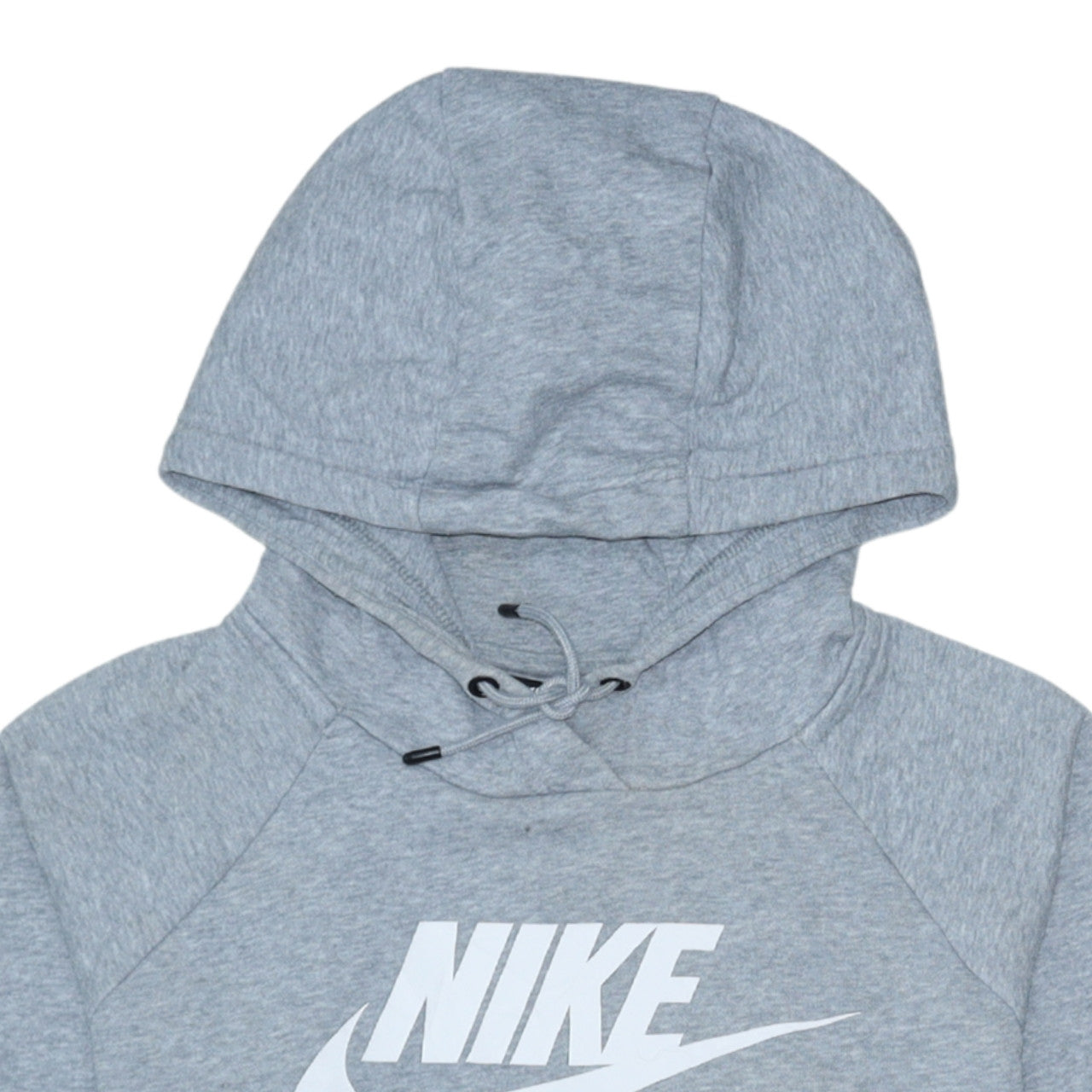 Nike Men’s Grey XS Pullover Hoodie with Logo and Pockets