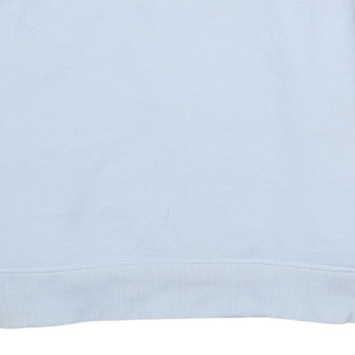 Fila Men's White Crew Neck Logo Pullover Sweatshirt Size M