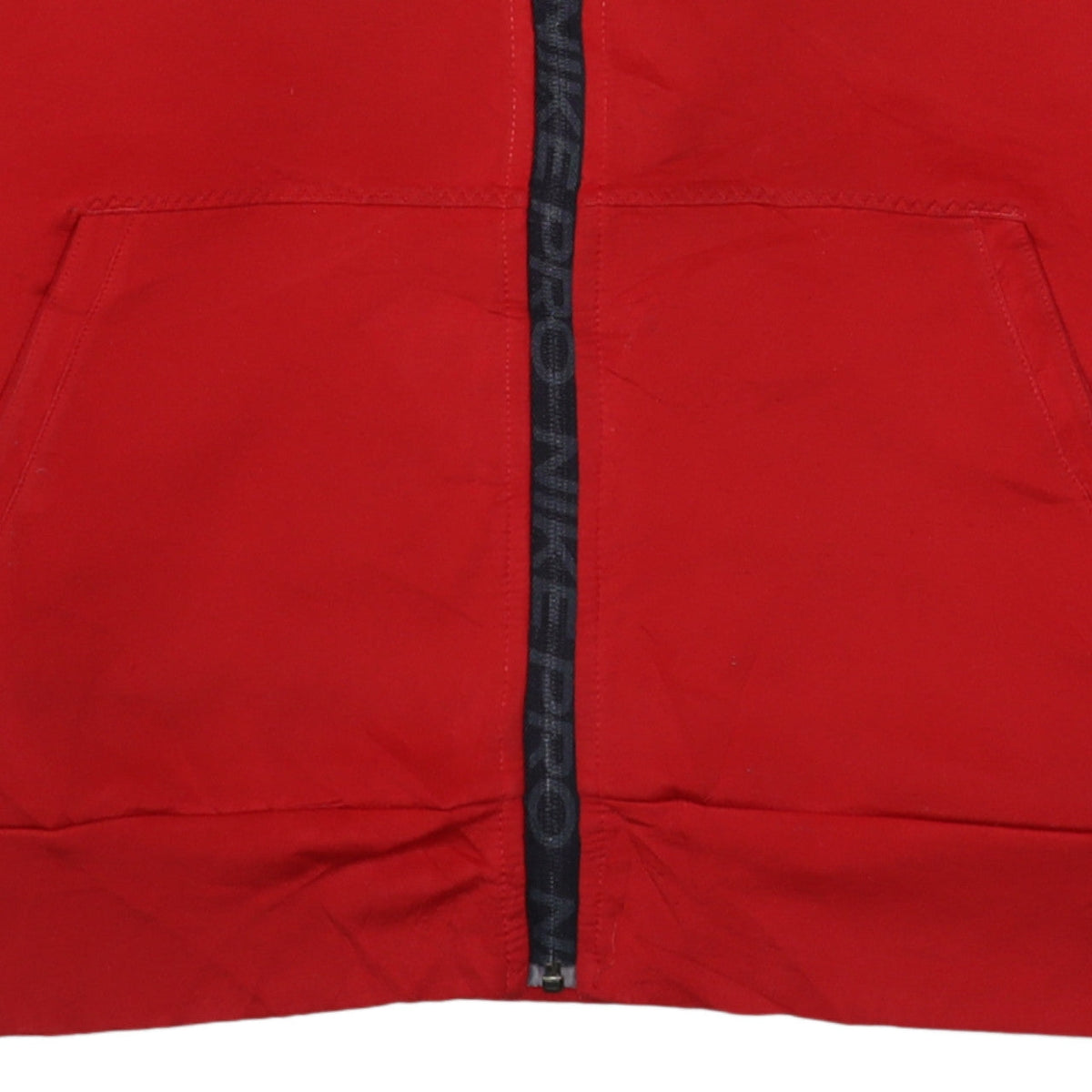 Nike Men's Red Full Zip Dri-Fit Athletic Hoodie Size L