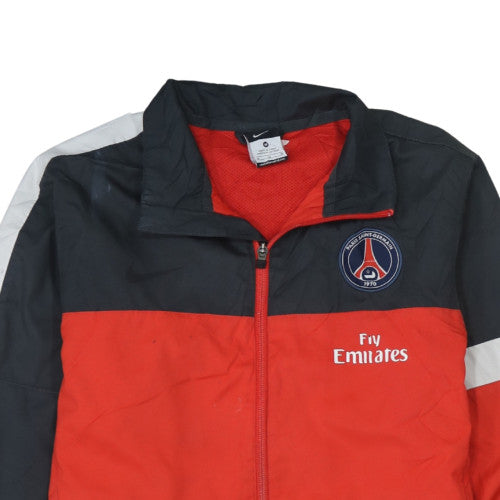Nike Paris Saint-Germain Red Black Full Zip Men's M Sports Jacket