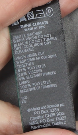 Marks and Spencer Women’s Grey Blazer Size 24 Regular Fit