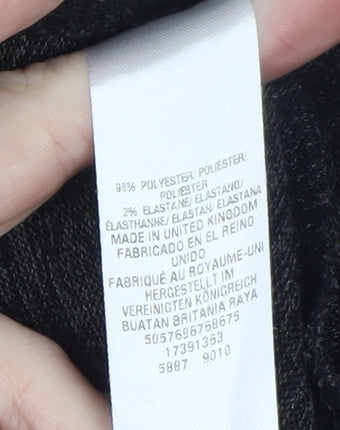 Dorothy Perkins Women's Black Maternity Hooded Jumper Size 16