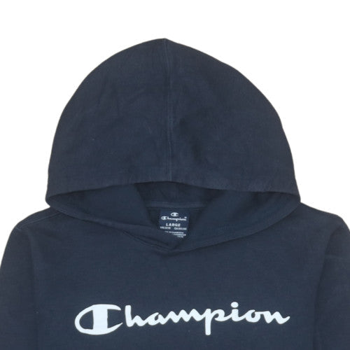 Champion Boys Navy Blue Pullover Hoodie Size 11-12 Years Cotton Blend
