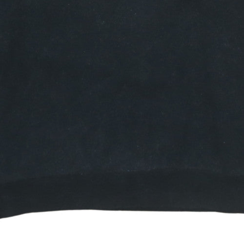 Ellesse Womens Black Crew Neck Pullover Sweatshirt UK 14 Cotton Blend