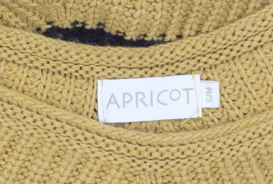Apricot Women Multicoloured Chunky Knit Striped Jumper S