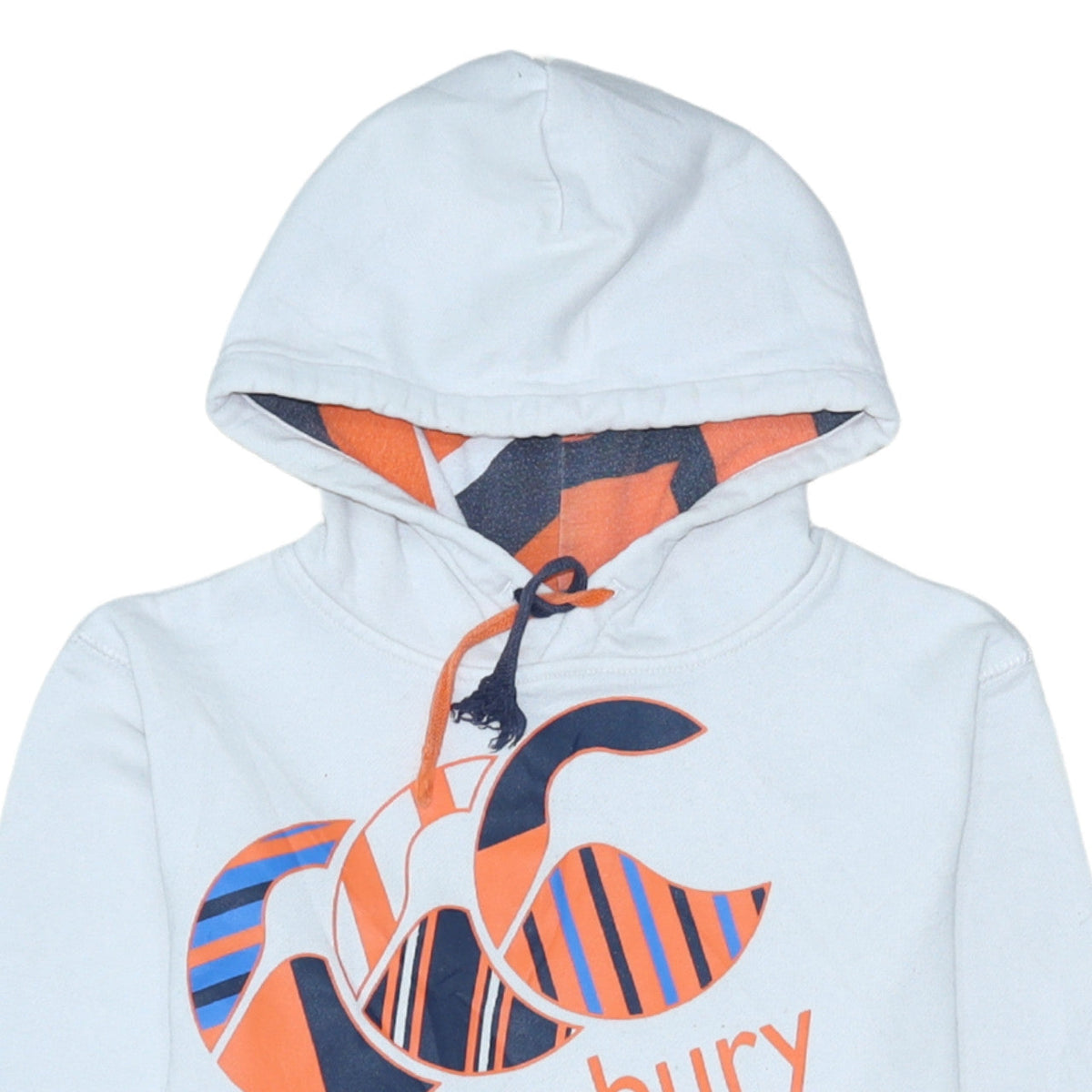 Canterbury Boys White Hooded Pullover Sweatshirt Size 14 Years Uglies Logo