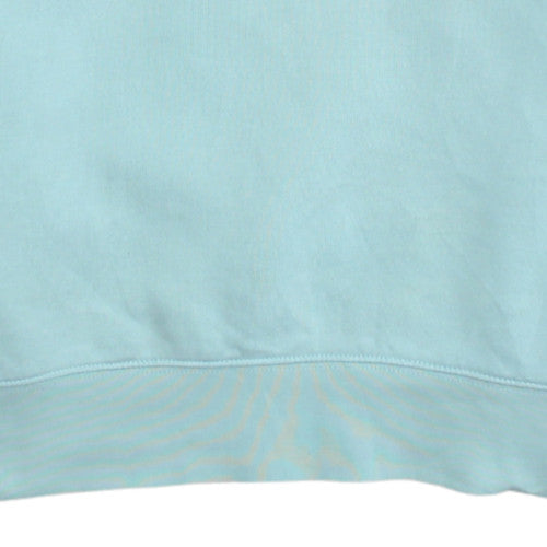 Levi's Women Blue Relaxed Sweatshirt Small Crew Neck Logo Cotton