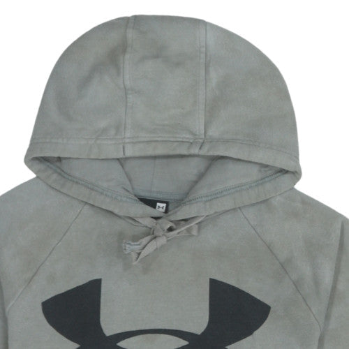 Under Armour Women's Grey Pullover Hoodie Small Lightweight Logo