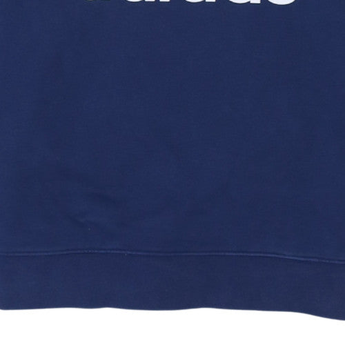 Adidas Women's Blue Crew Neck Pullover Sweatshirt Size 14