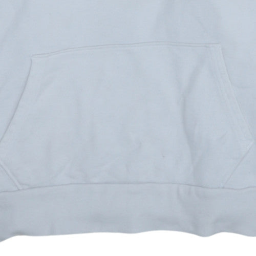 Levi's Womens White Pullover Hoodie XXS Cotton Logo Sweatshirt