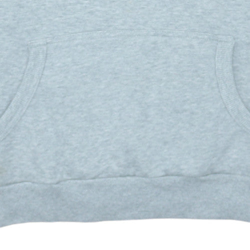 Rugby Originals Teens Grey Pullover Hoodie S Graphic Logo Fleece