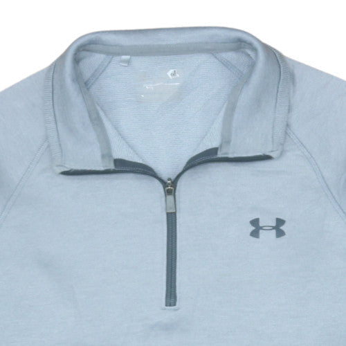 Under Armour Men's Blue 1/4 Zip Fleece Sweatshirt Size M