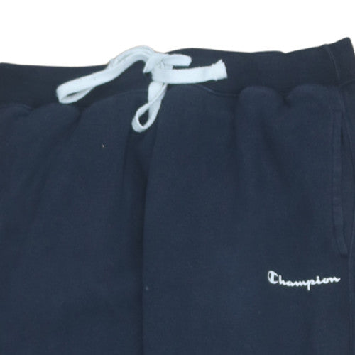 Champion Men's Navy Sweatpants Size S Cotton Blend Jogger Style