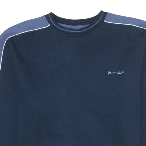 Dunlop Men's Blue XL Pullover Sweatshirt Crew Neck Sports Top
