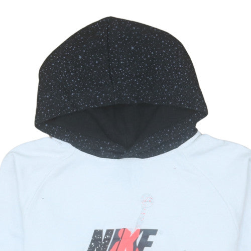 Nike Boys White Air Jordan Pullover Hoodie 12-13 Years Graphic Fleece