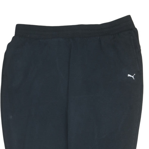 Puma Men’s Black Fleece Sweatpants 2XL Regular Fit Casual Sportswear