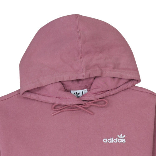 Adidas Women’s Pink Pullover Hoodie Size 8 Cotton Blend Casual