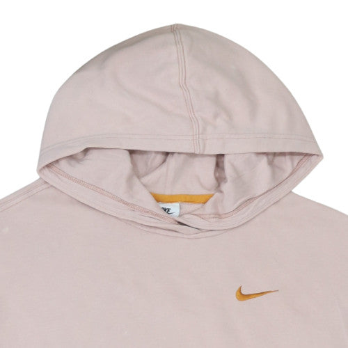 Nike Womens Beige Pullover Hoodie Small Relaxed Fit Sweatshirt