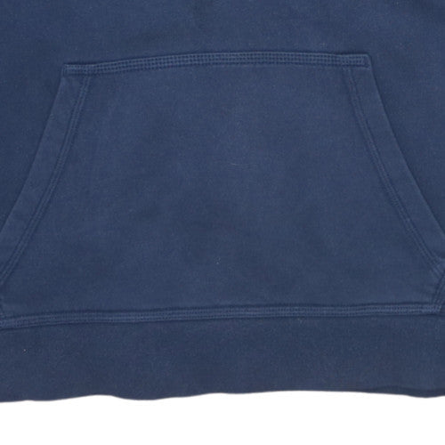 Nike Boys Blue Pullover Hoodie XL 13-15 Years Cotton Fleece Sweatshirt